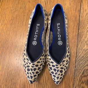Rothy’s Leopard The Point size 7.5